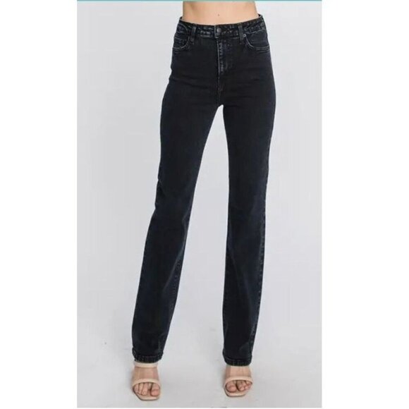 LTJ Los Angeles Venice High Rise Straight Jeans Navy sz 29 - Picture 1 of 15